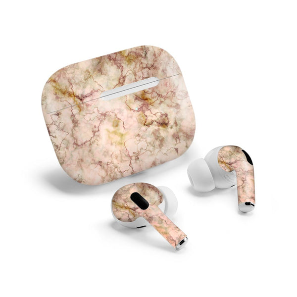 Gold Peach Marble - Airpods Pro 2 Skin