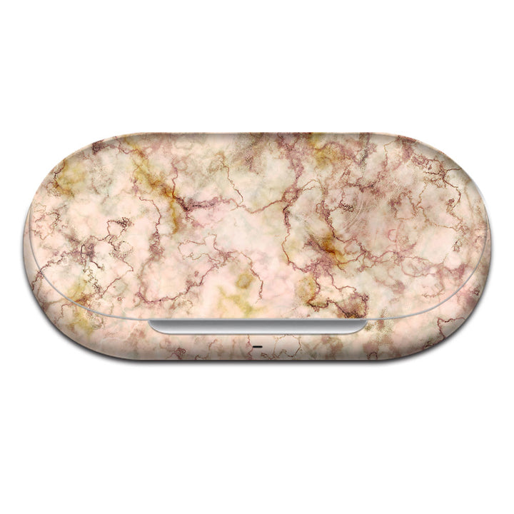 Glossy Peach Marble - Oneplus Buds Z2 Skin