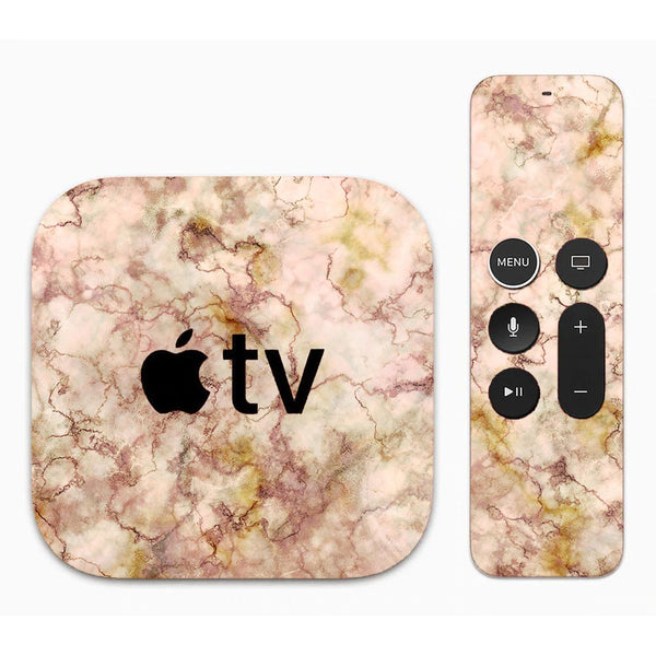 Gold Peach Marble - Apple TV Skin