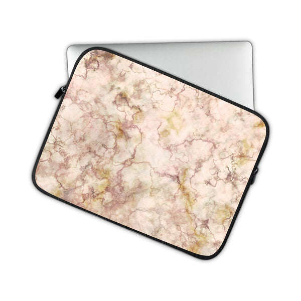 Glossy Peach Marble - Laptop Sleeve