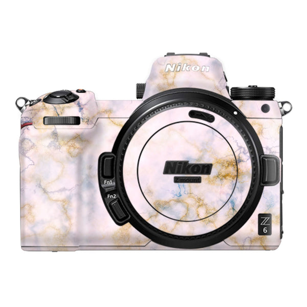 Gold Pink Marble - Nikon Camera Skins