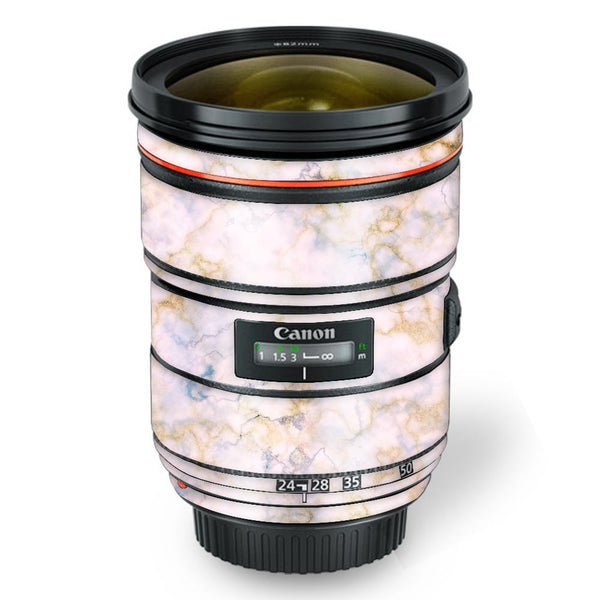 Gold Pink Marble - Canon Lens Skin