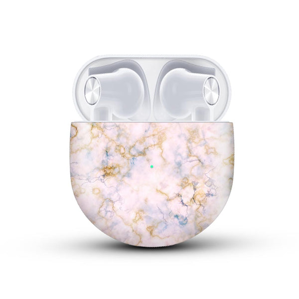 Gold Pink Marble - Oneplus Buds Skin