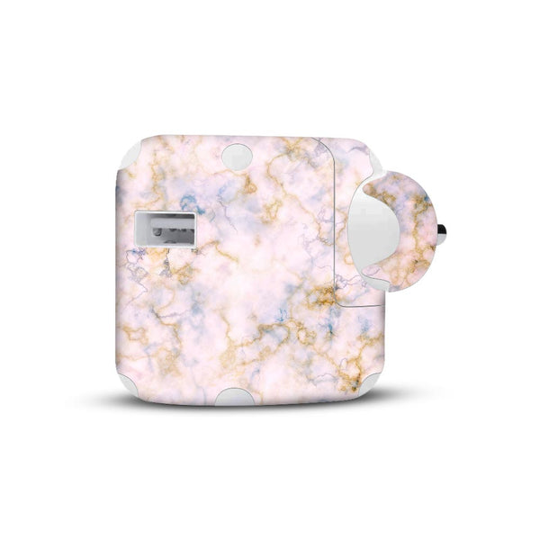 Gold Pink Marble - Apple 2019 10W Charger skin