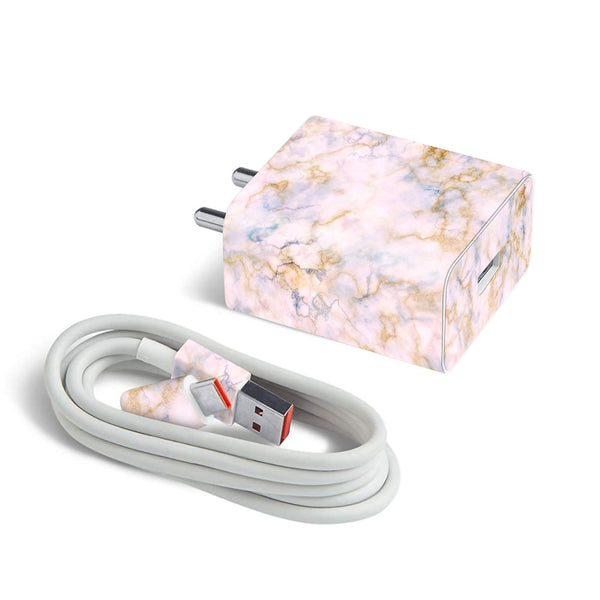 Gold Pink Marble - MI 22.5W & 33W Charger Skin