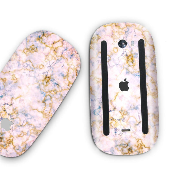 Gold Pink Marble - Apple Magic Mouse 2 Skins
