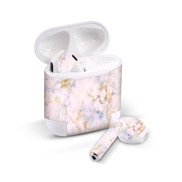 Gold Pink Marble - Airpods 1/2/3 Skin