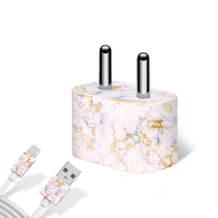Gold Pink Marble - Apple charger 5W Skin