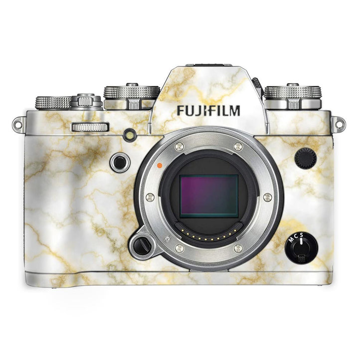 Gold Silver Vein Marble - FujiFilm Camera Skin