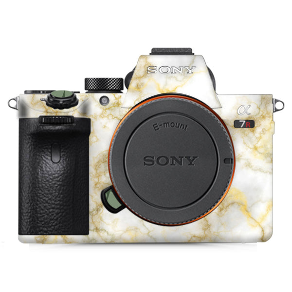 Gold Silver Vein Marble - Sony Camera Skins