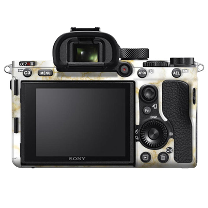 Gold Silver Vein Marble - Sony Camera Skins