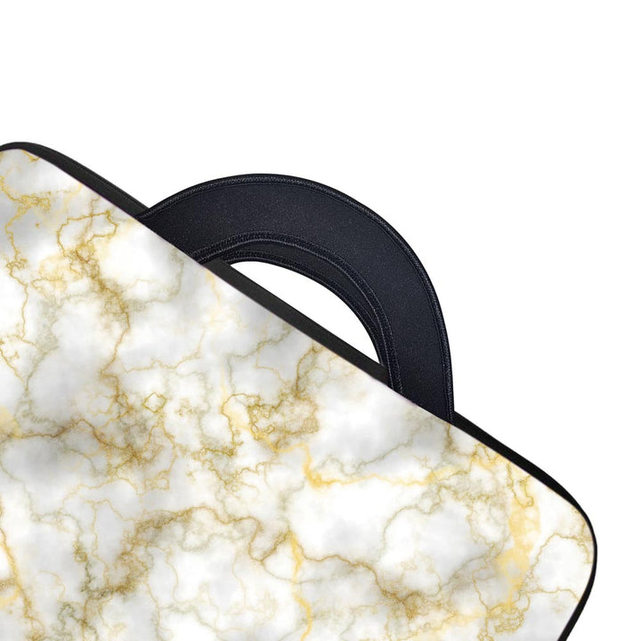 Gold Silver Vein Marble - Laptop Sleeve