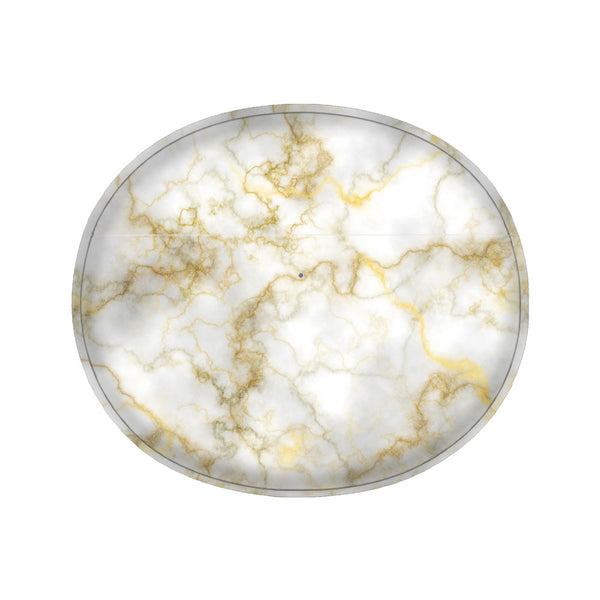 Gold Silver Vein Marble - Oppo Enco buds2 Skins