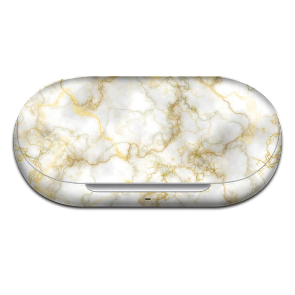 Gold Silver Vein Marble - Oneplus Buds Z2 Skin