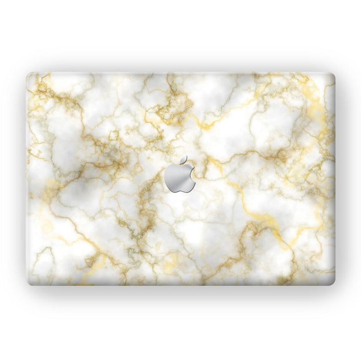 Gold Silver Vein Marble - MacBook Skins