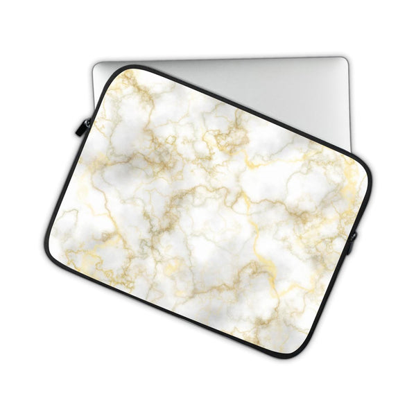 Gold Silver Vein Marble - Laptop Sleeve