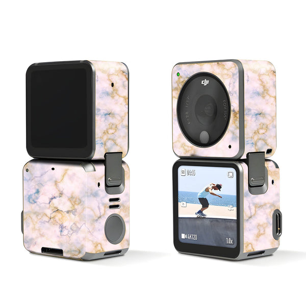 Gold Pink Marble Dji Action 2 