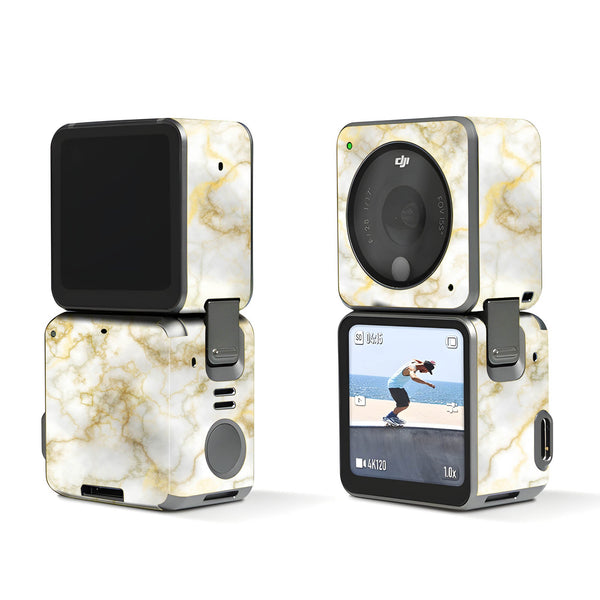 Gold Silver Vien Marble Dji Action 2 