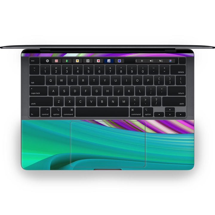 Green Abstract Marble - MacBook Skins