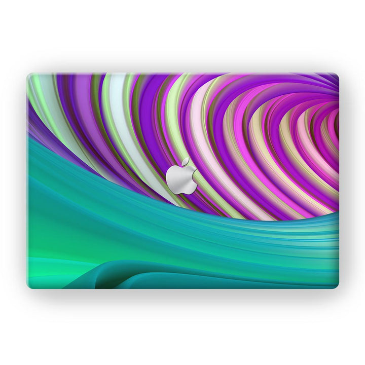 Green Abstract Marble - MacBook Skins