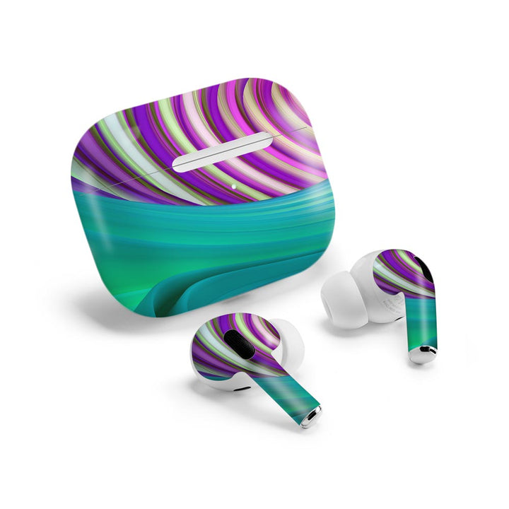Green Abstract Marble - Airpods Pro Skin