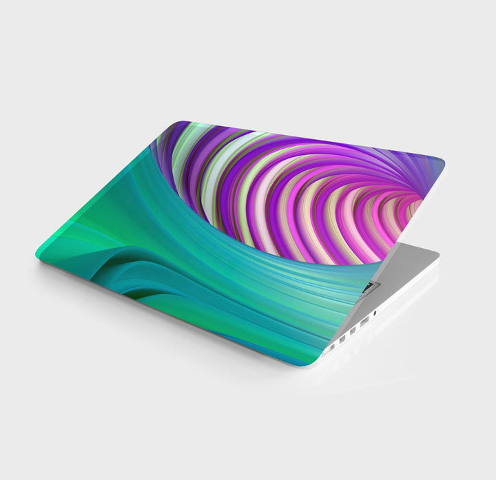 Green Abstract Marble - Laptop Skins