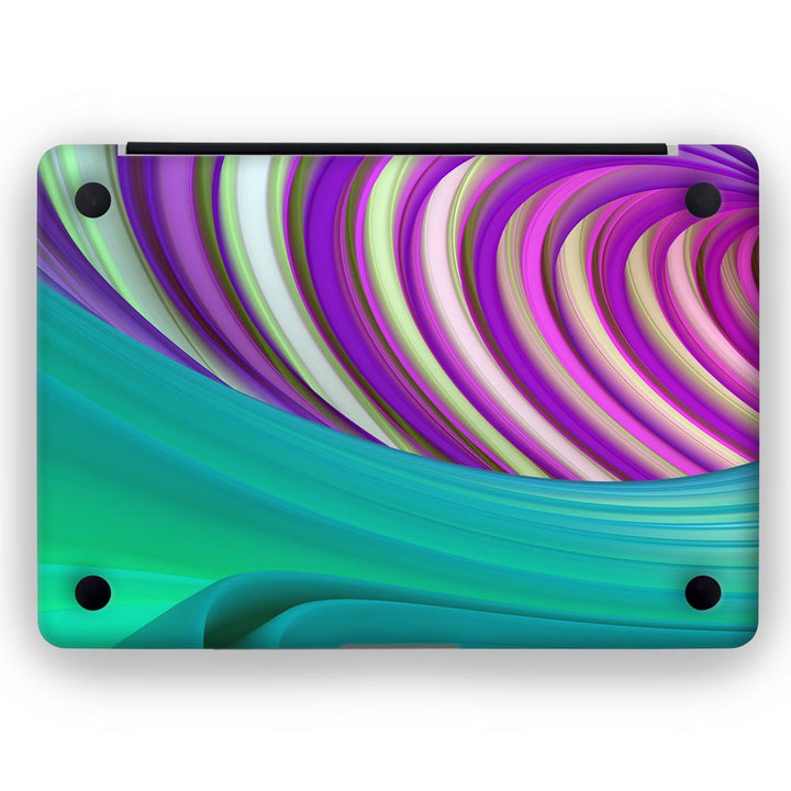 Green Abstract Marble - MacBook Skins