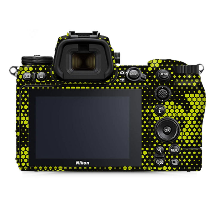 Green Neon Hive Camo - Nikon Camera Skins By Sleeky India