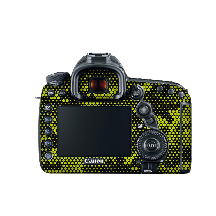 Green Neon Hive Camo - Canon Camera Skins