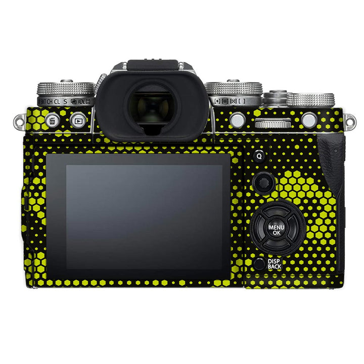 Green Neon Hive Camo - FujiFilm Camera Skin By Sleeky India