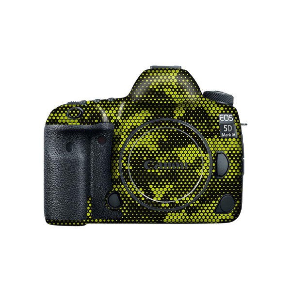 Green Neon Hive Camo - Canon Camera Skins