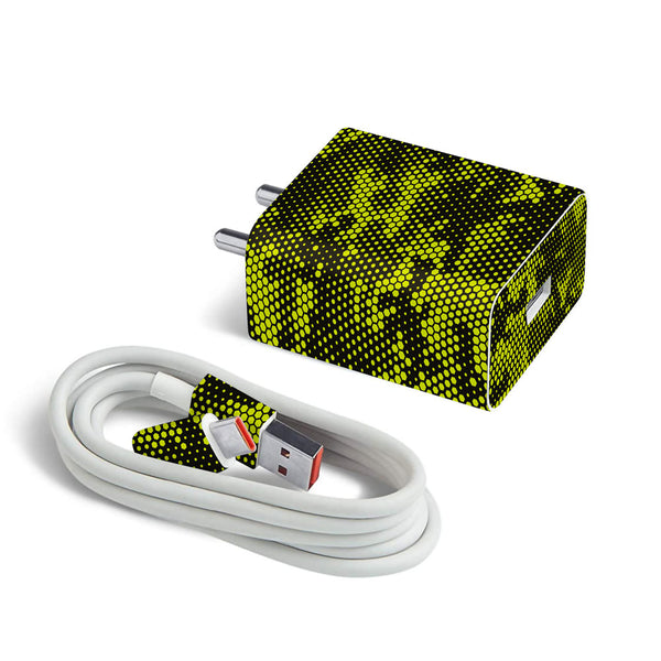 Green Neon Hive Camo - MI 22.5W & 33W Charger Skin