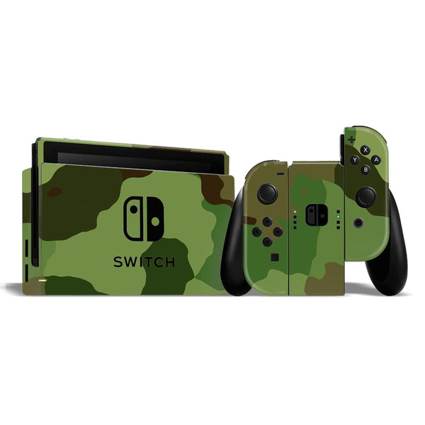 Green Seamless Camo - Nintendo Switch Skins