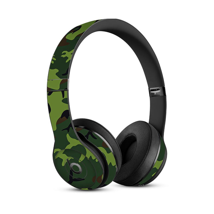 green soldier camo skin for Beats Solo 3 Headphone by sleeky india