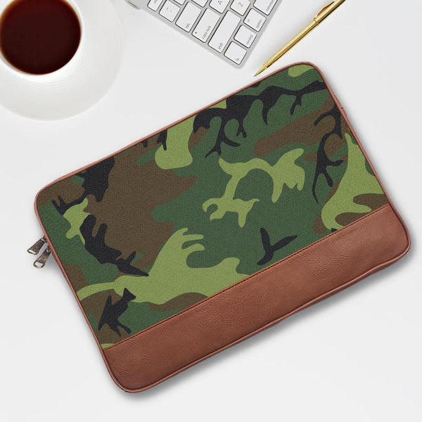 Green Soldier Camo - Laptop Sleeves