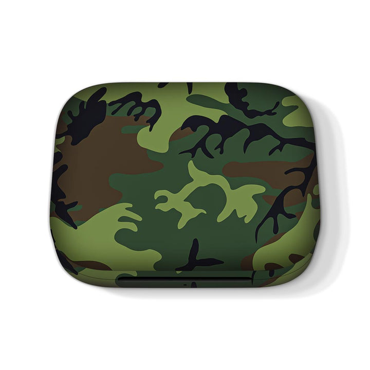 green soldier camo  skins for Oneplus Buds pro2 by sleeky india 