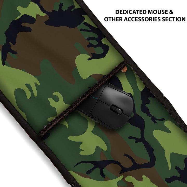 Green Soldier Camo - 2in1 Keyboard & Mouse Sleeves