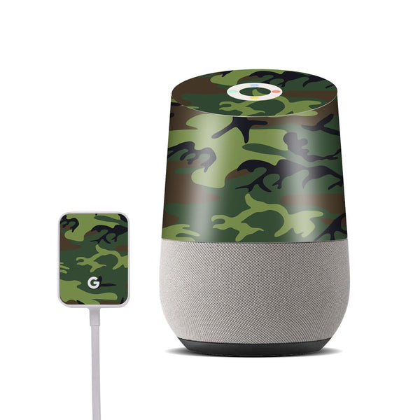 green soldier camo skin for google home by sleeky india