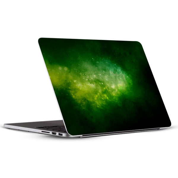 Green Space Nebula - Laptop Skins