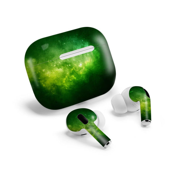 Green Space Nebula - Airpods Pro 2 Skin