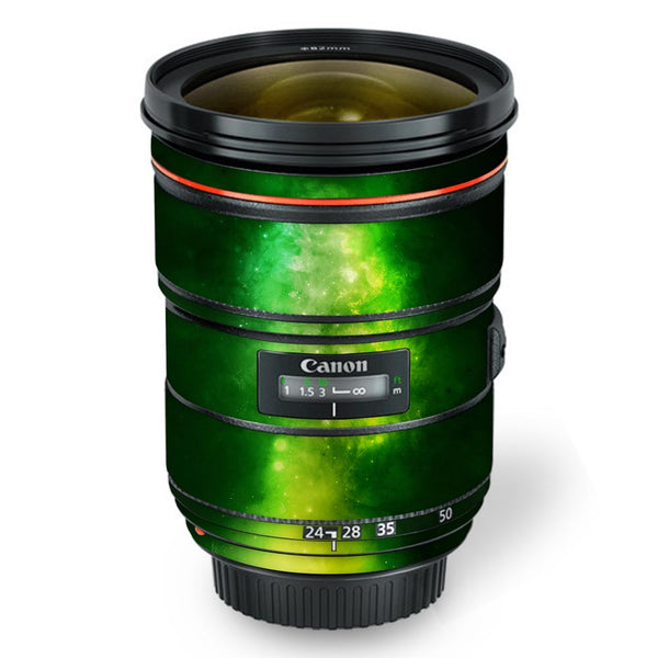 Green Space Nebula - Canon Lens Skin