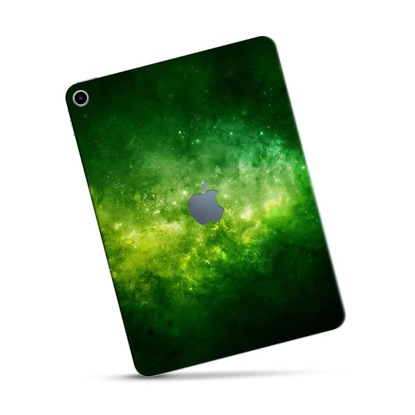 Green Space Nebula - Apple Ipad Skin