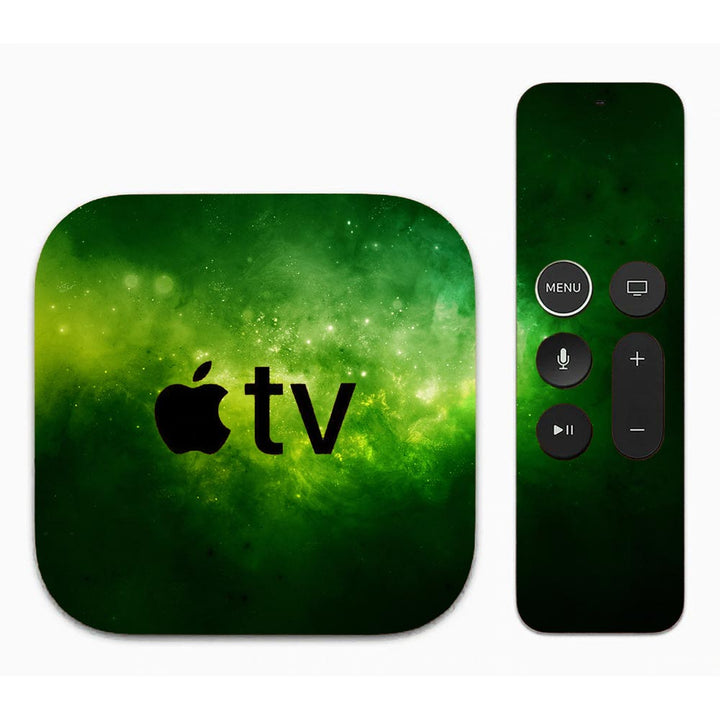 Green Space Nebula - Apple TV Skin