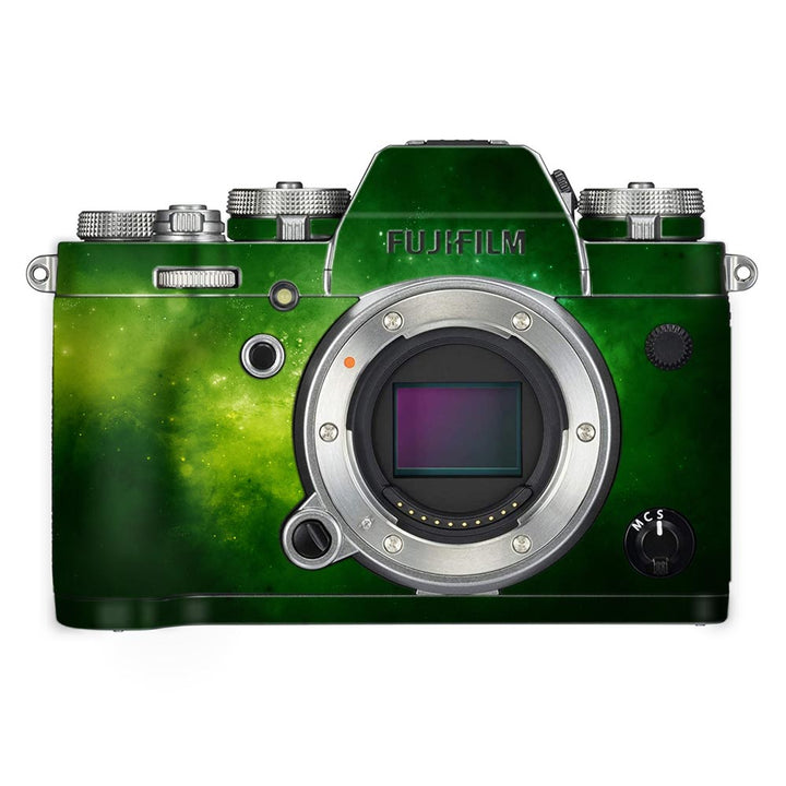 Green Space Nebula - FujiFilm Camera Skin