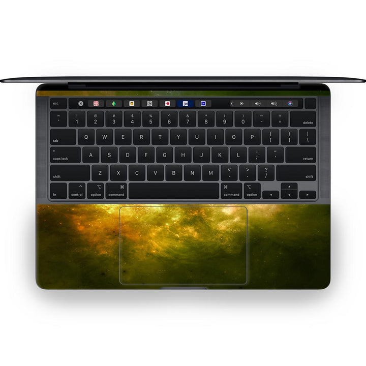 Green Star Nebula - MacBook Skins