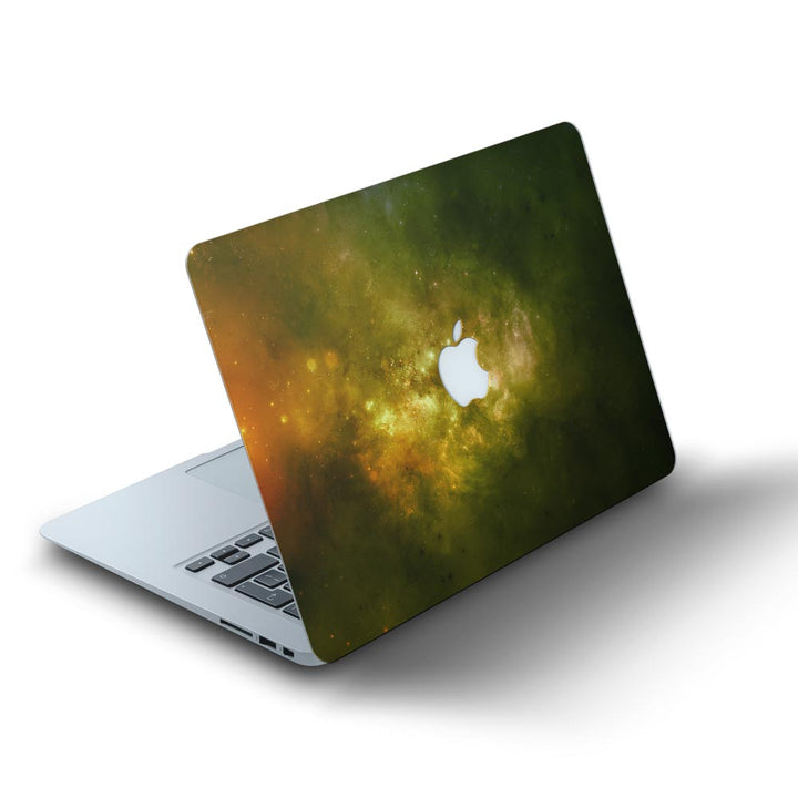 Green Star Nebula - MacBook Skins