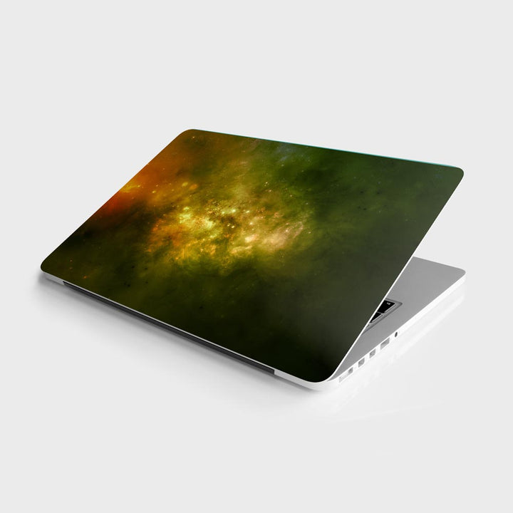 Green Star Nebula - Laptop Skins