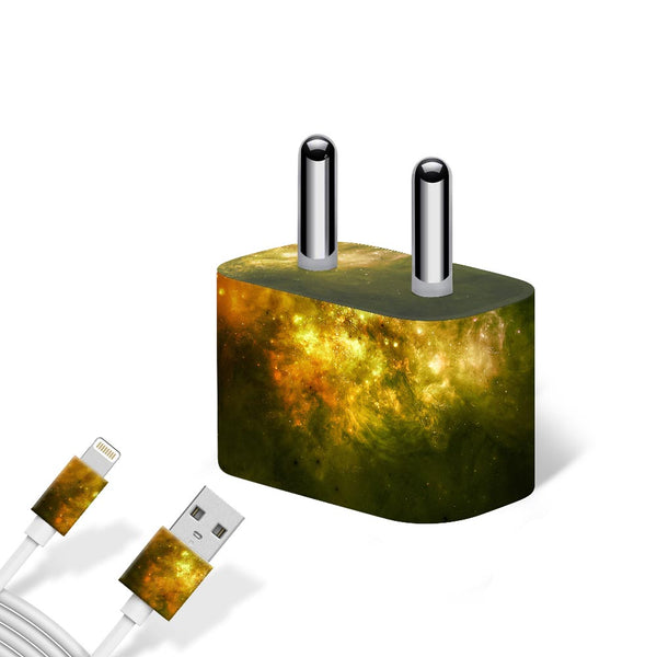 Green Star Nebula - Apple charger 5W Skin