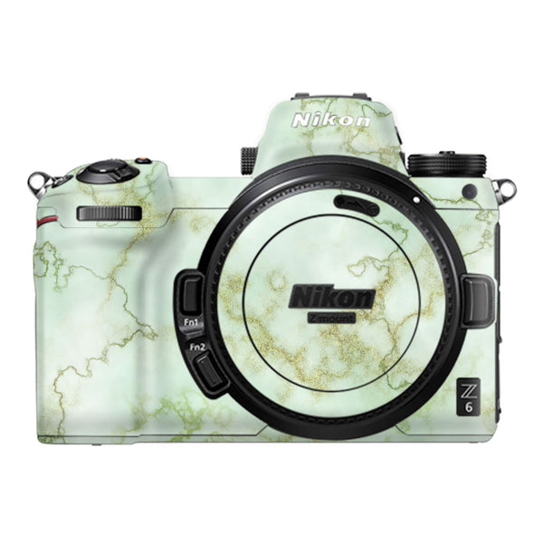 Green Textured Marble - Nikon Camera Skins