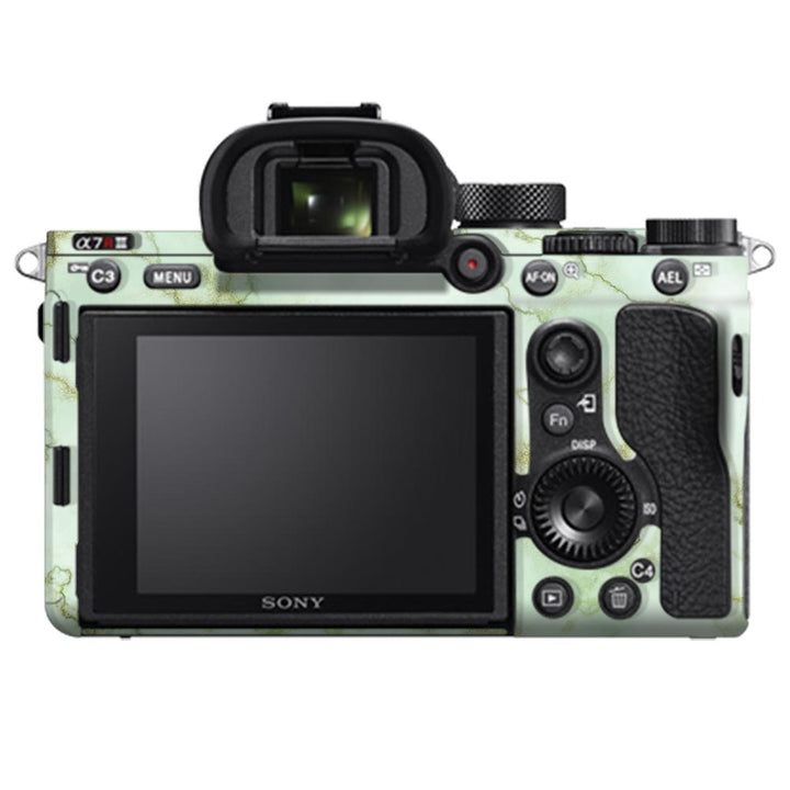 Green Textured Marble - Sony Camera Skins